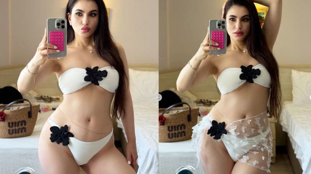 Ünlü manken Ayşe Arma pembe elbisesiyle görenleri büyüledi