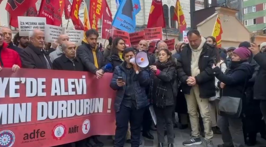Aleviler İstanbul’da Suriye’de zulüm görev aleviler için ses yükseltti