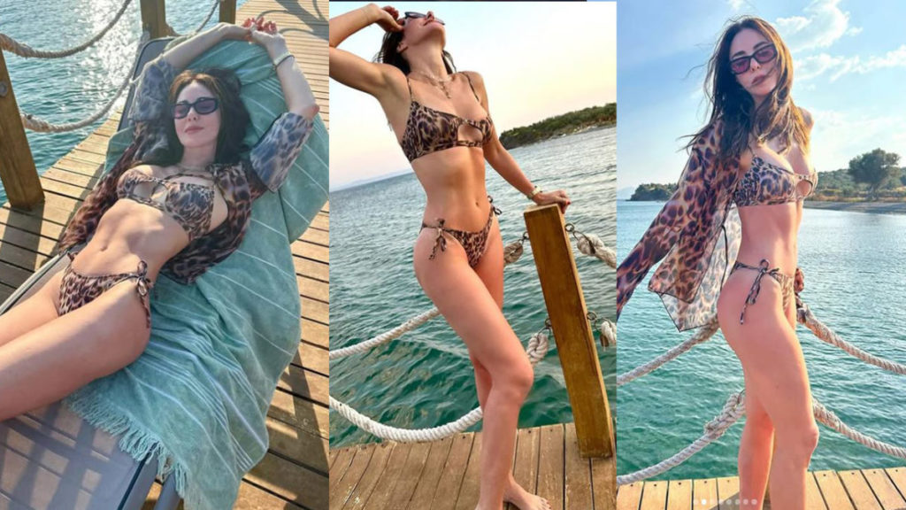 Eski sunucu Defne Samyeli’nin birbirinden seksi fotoğrafları kendine hayran bıraktı